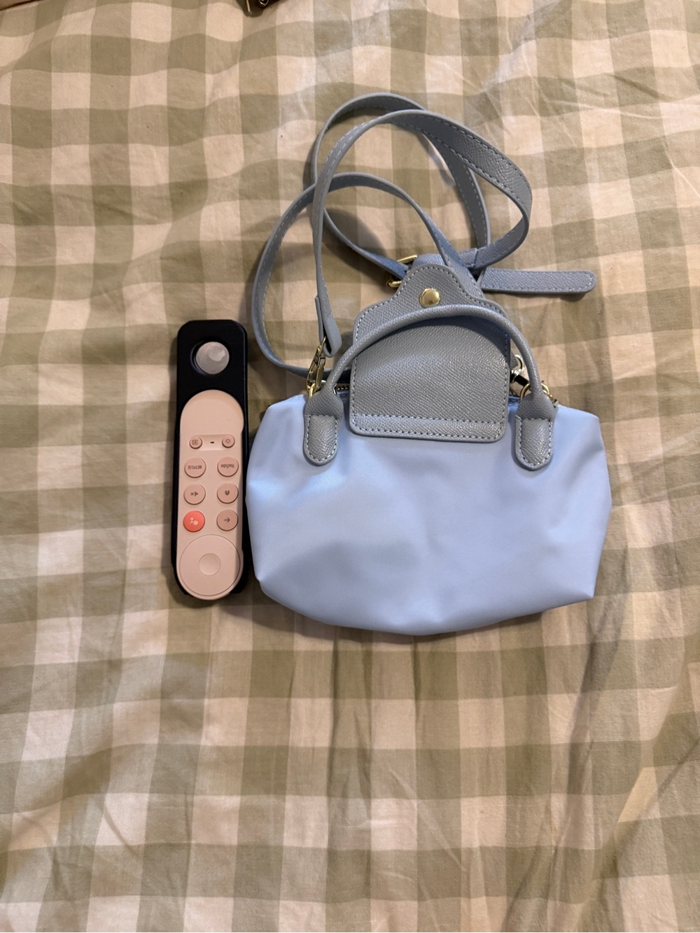 Light Blue Mini Crossbody Bag